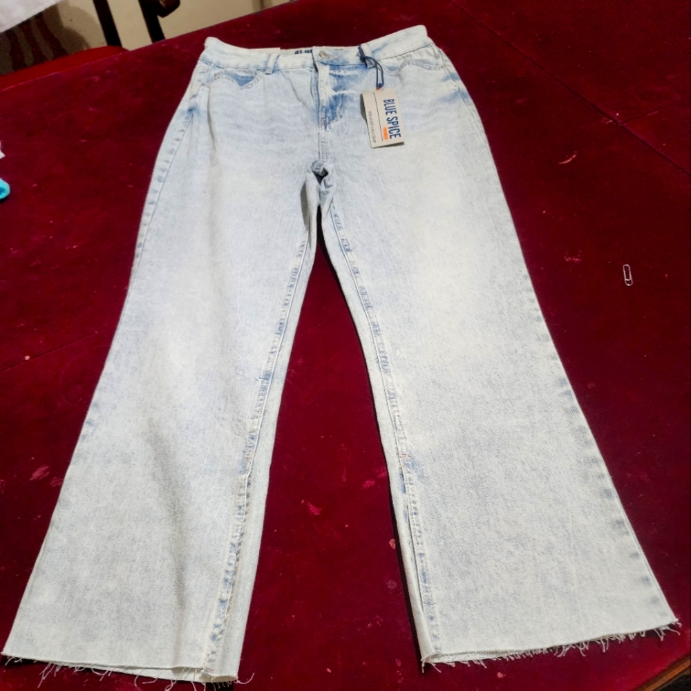 Blue Spice Premium Straight Leg Crop Jeans pants ๐ - Picture 2 of 12